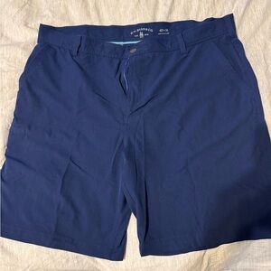 G.H. Bass & Co. Men's Navy Flat Front Shorts
